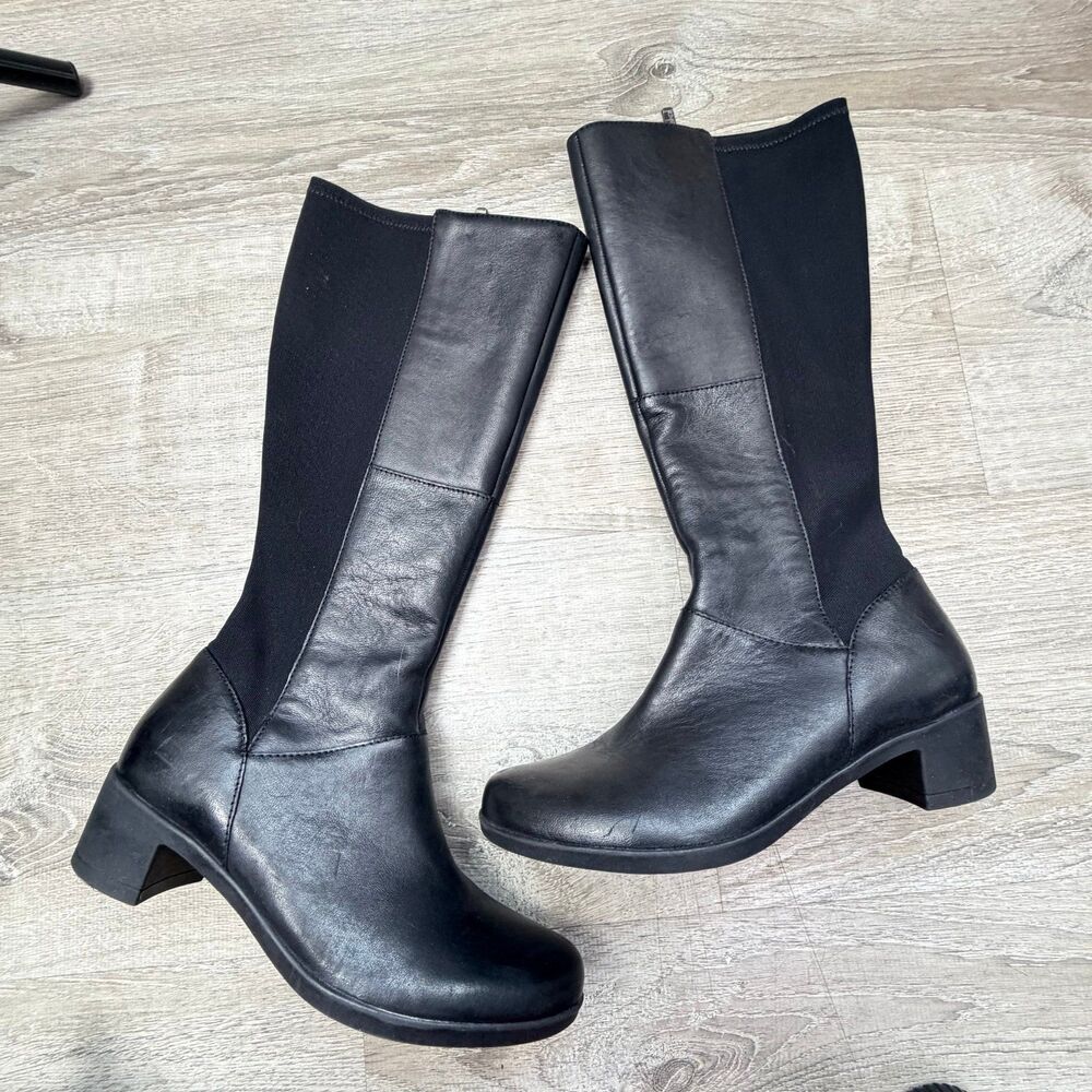 Dansko Celestine Women's Casual Boots, Black Burnished Nubuck, size 39